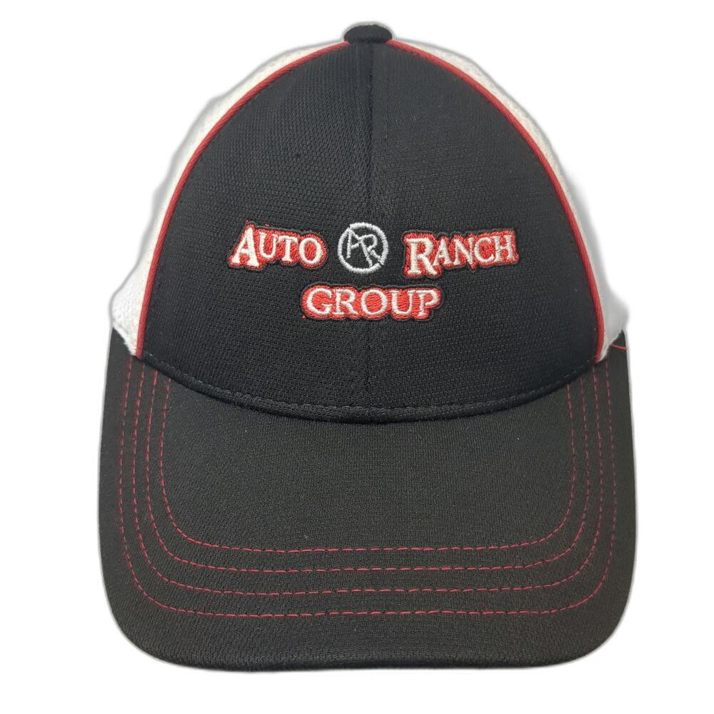 Sport-Tek Auto Ranch Group Baseball Cap Black One Size Contrast Stitching Hat